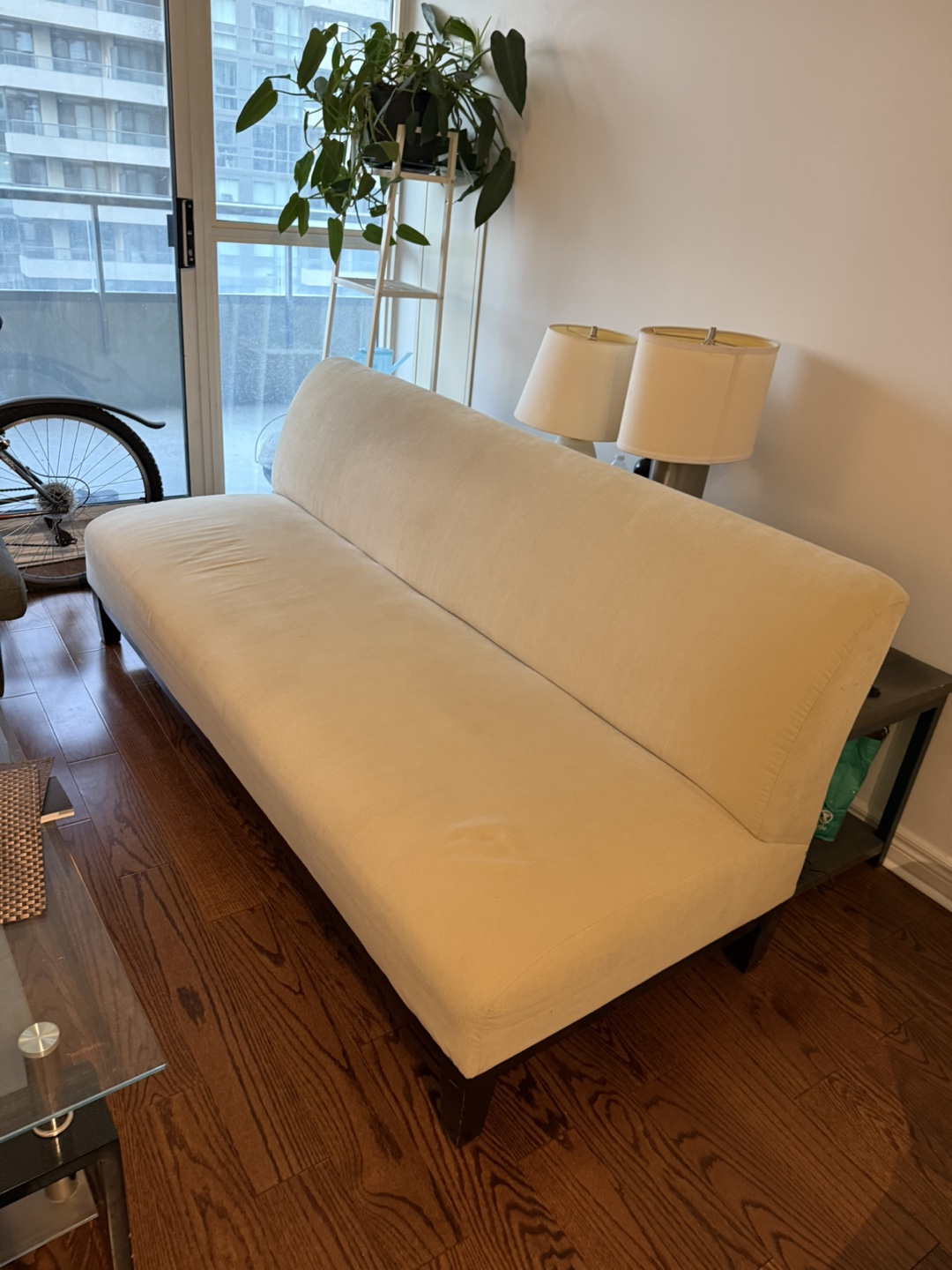 Solid Wood Base Sofa - 200cm