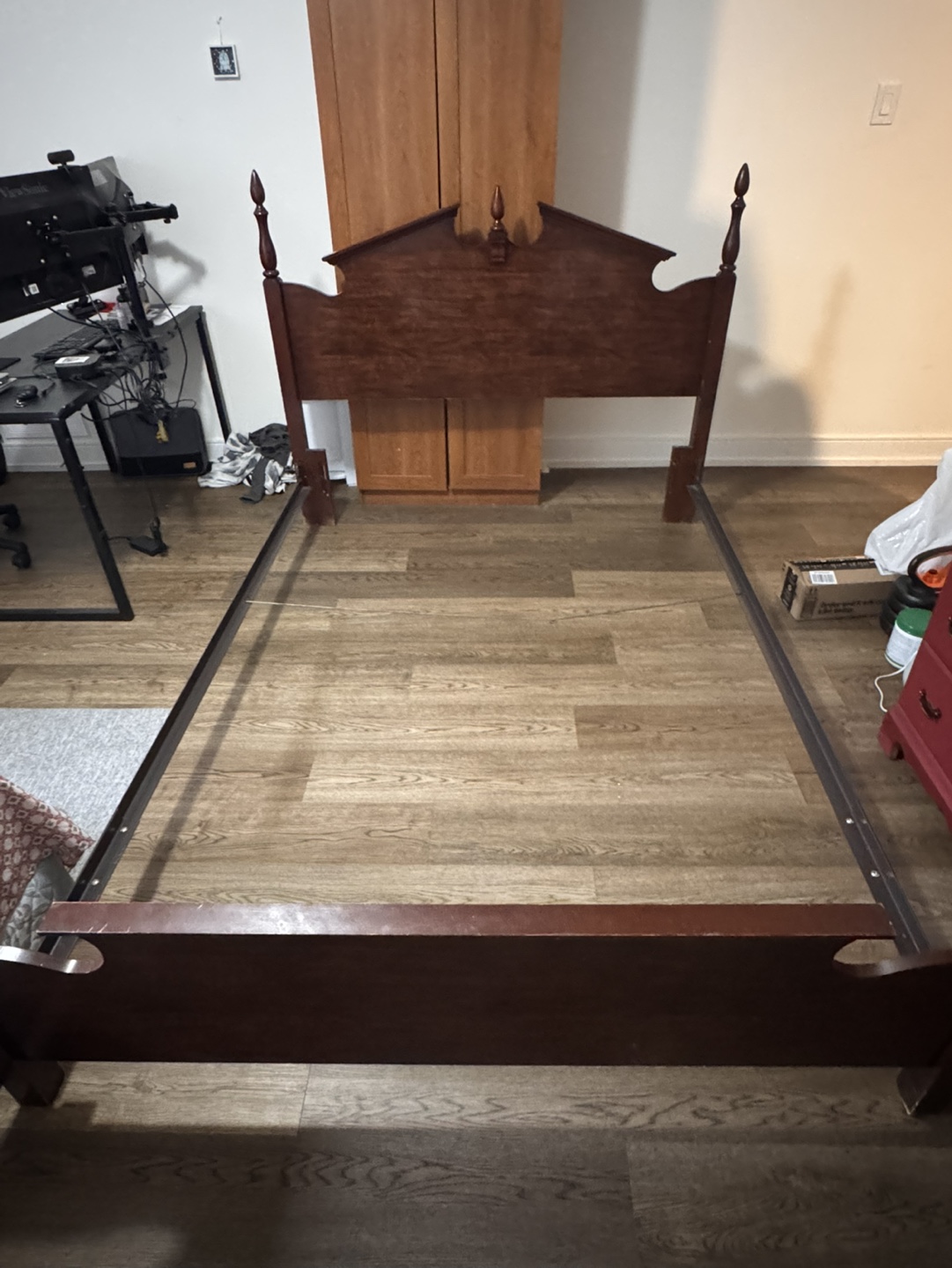 Queen Bed Frame and Mattress - photo 3