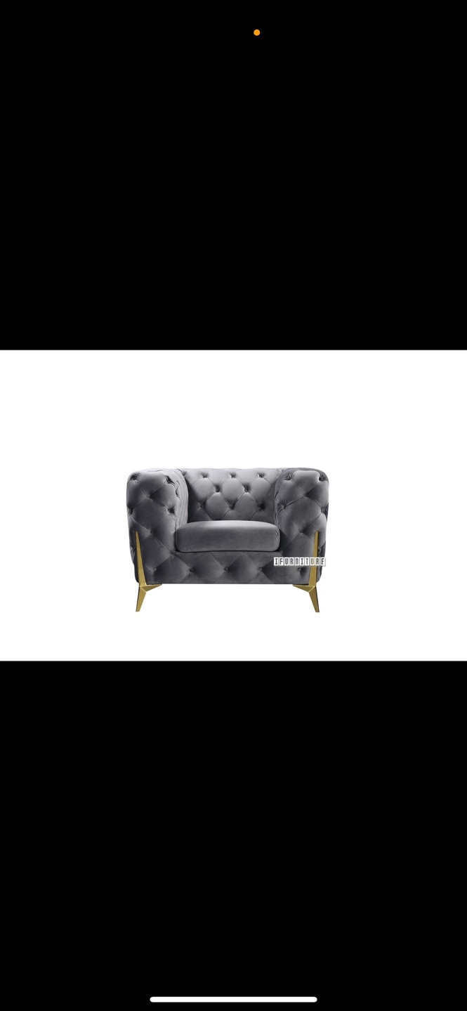 Velvet Sofa Set - photo 3
