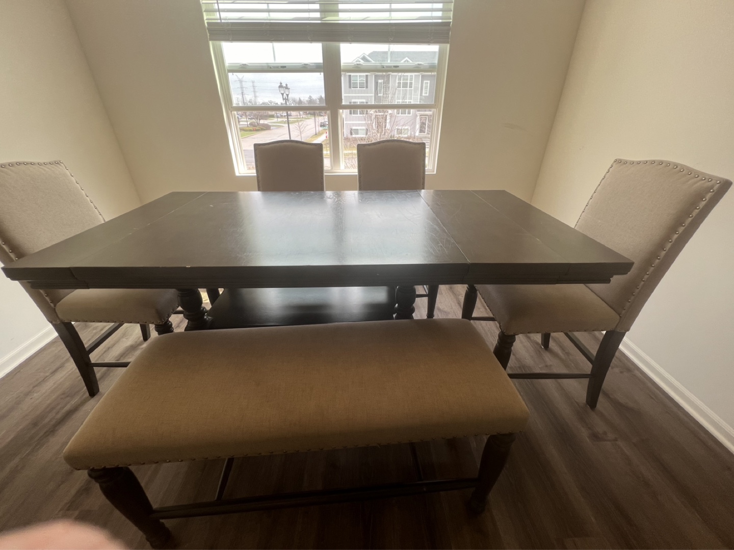 5-Piece Dining Set with Bench