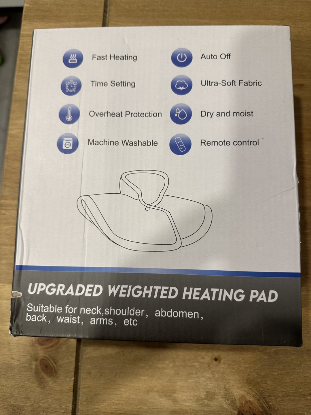 Weighted Heating Pad for Neck and Shoulders - photo 2