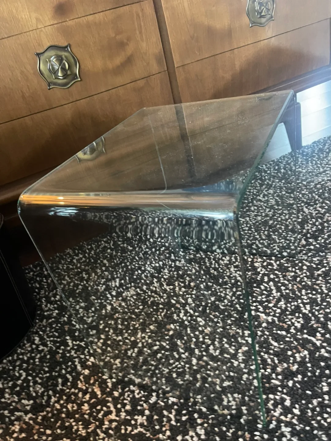 Clear Glass Side Table image indicator(3)