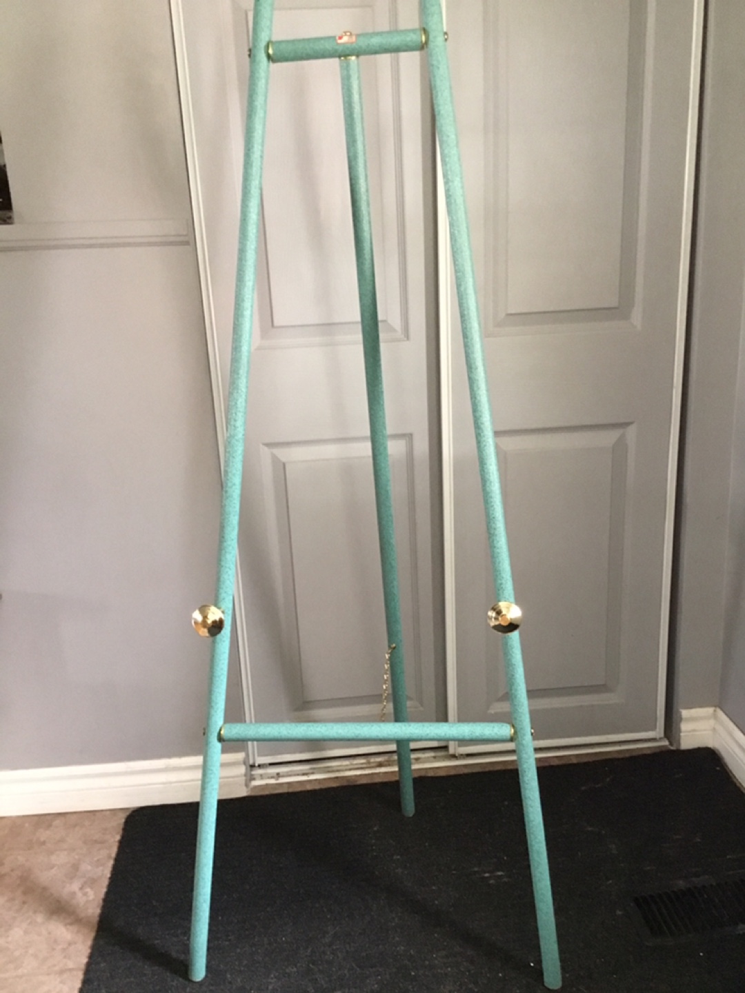 Vintage Turquoise Artist Easel - photo 3