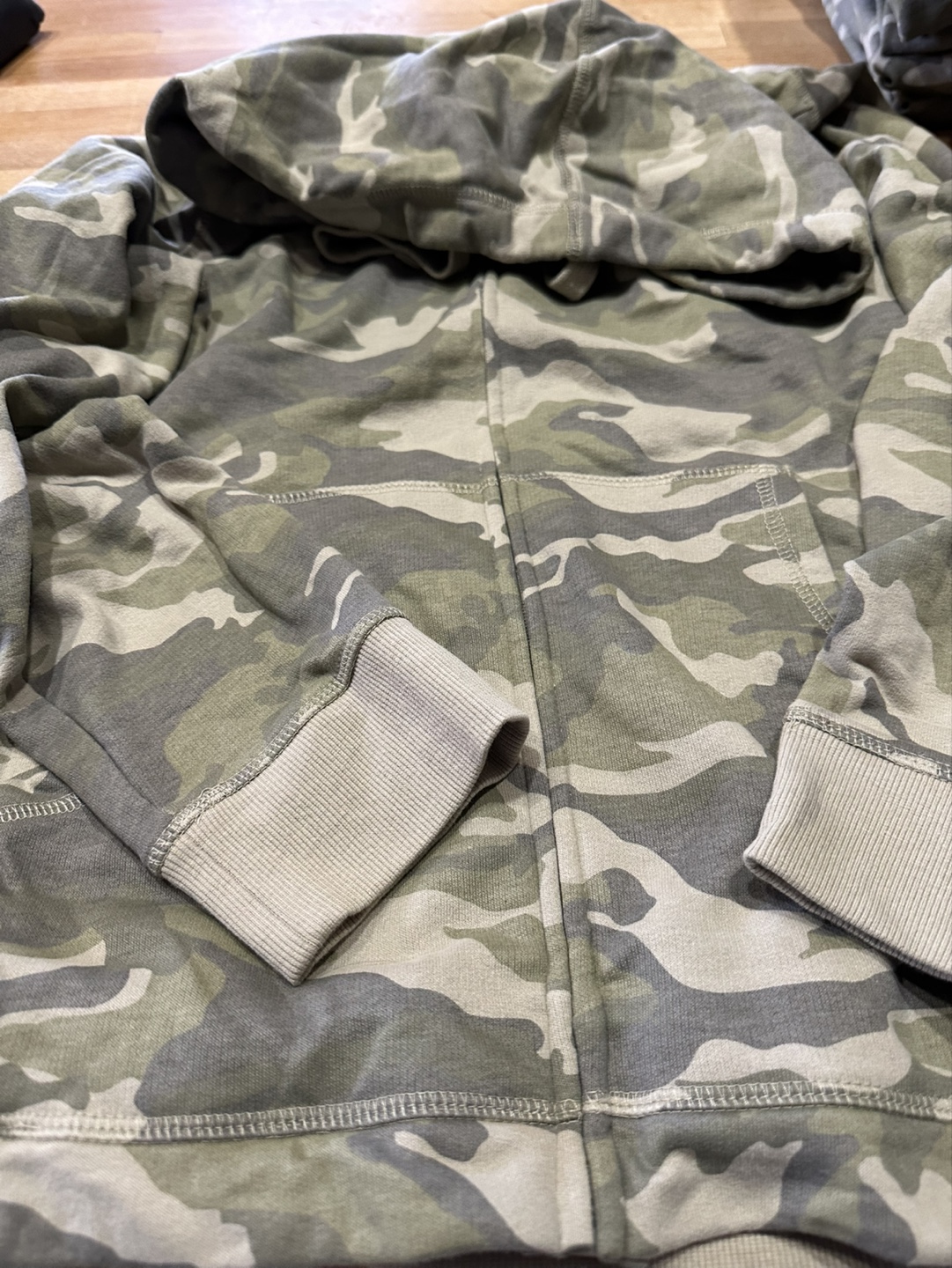Camouflage Zip-Up Hoodie