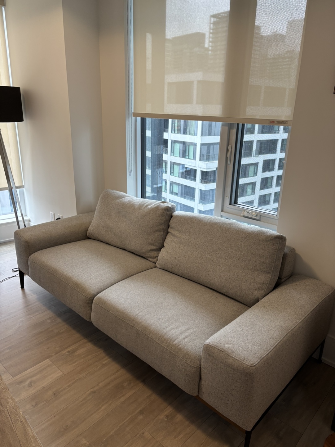 Structube Preston 3-seater Sofa - Grey