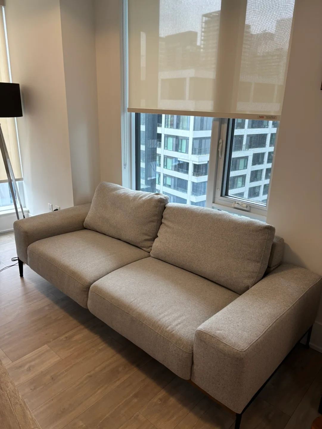 Structube Preston 3-seater Sofa - Grey thumbnail