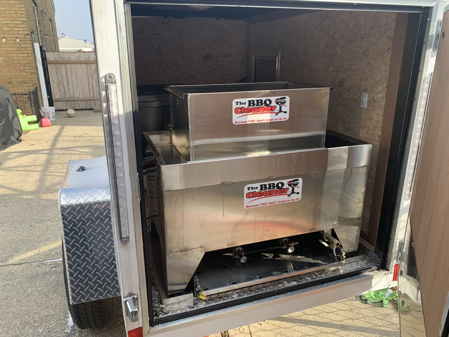 Mobile BBQ Grill Cleaning Business Trailer - photo 2