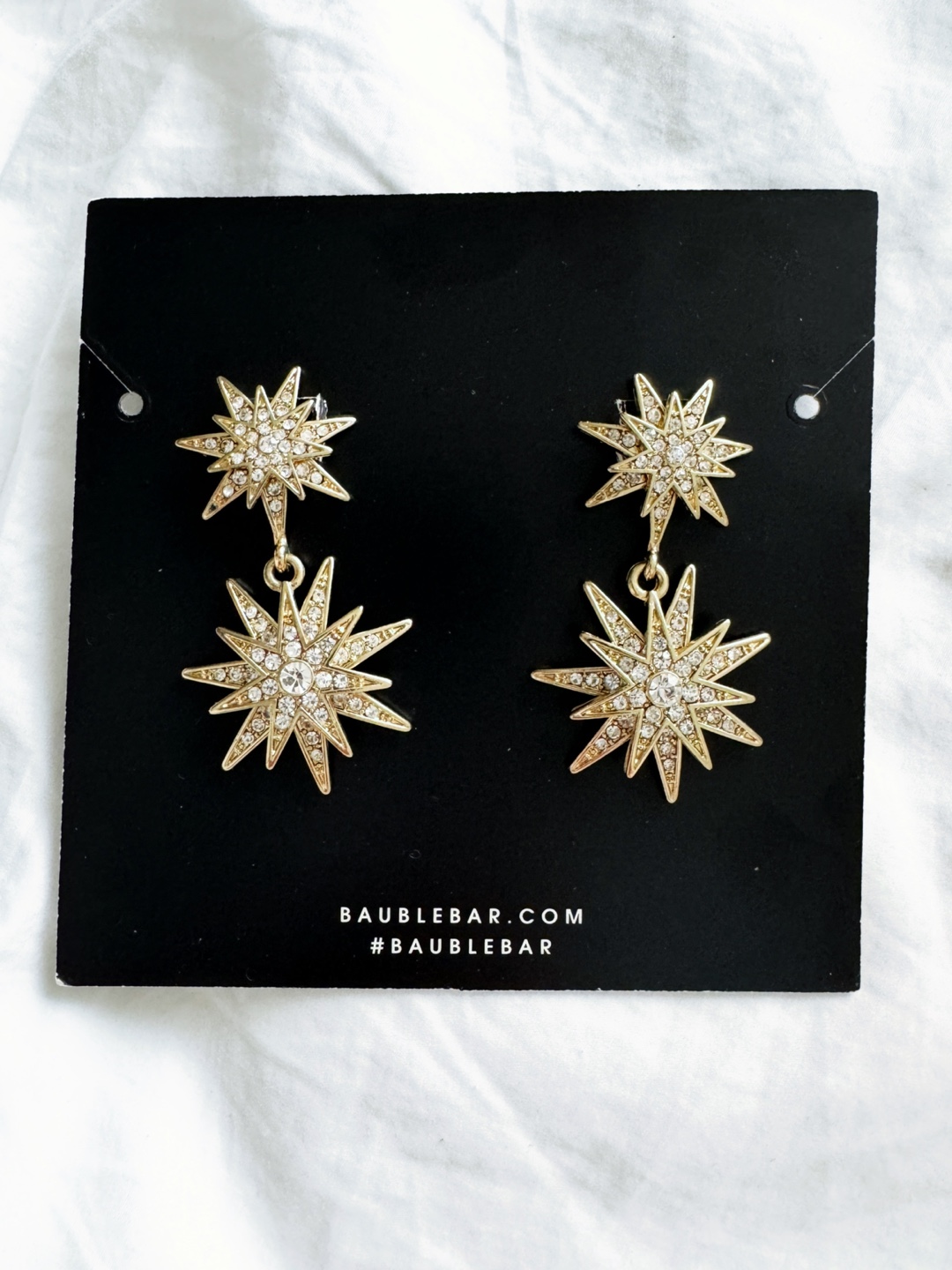 BaubleBar Double Starburst Earrings