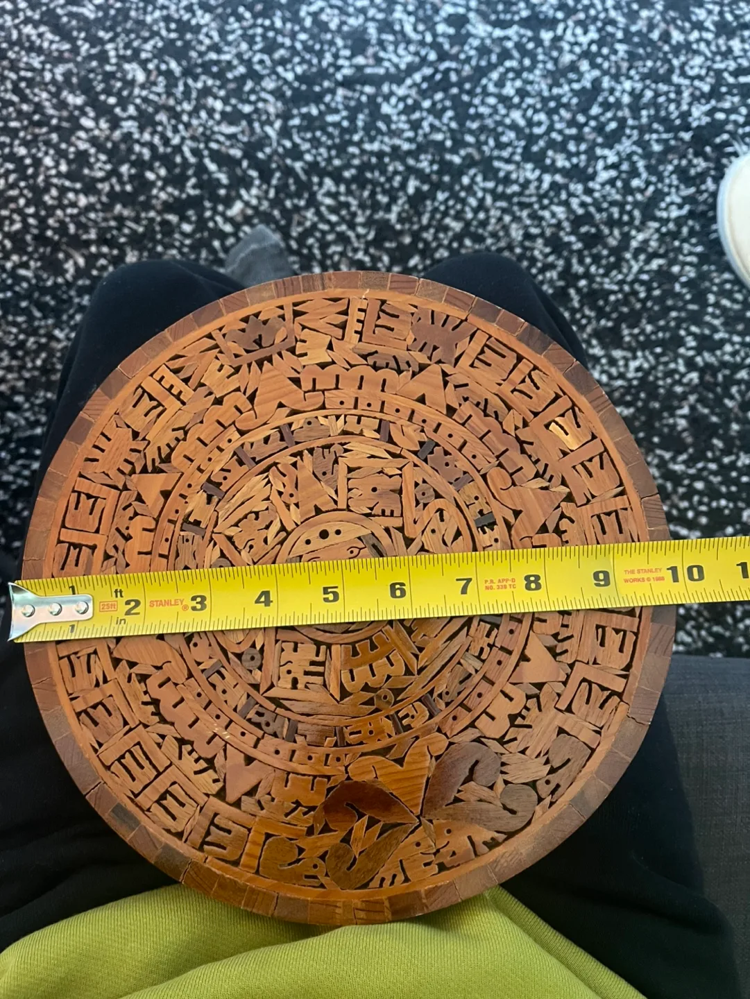 Intricate Carved Wooden Wall Hanging image indicator(5)