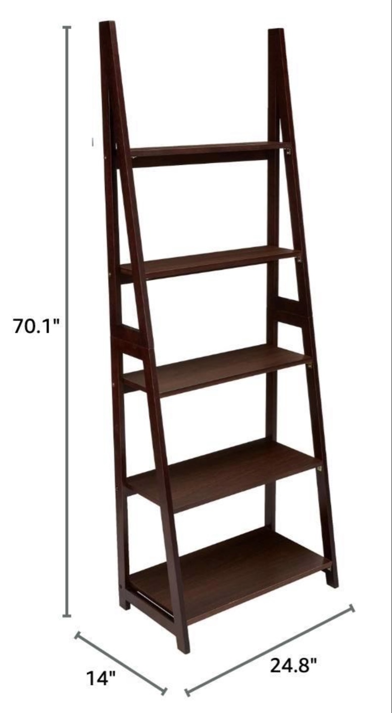 Amazon Basics Ladder Bookshelf - photo 2