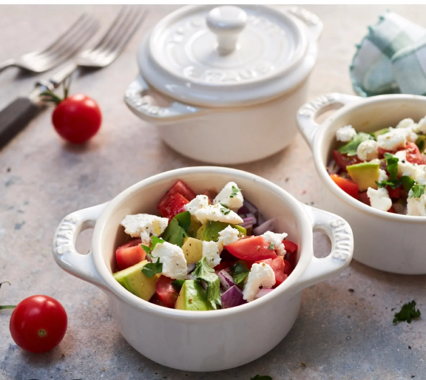 NEW STAUB | CERAMIQUE - Cocotte Ceramic - Ivory-White image indicator(3)