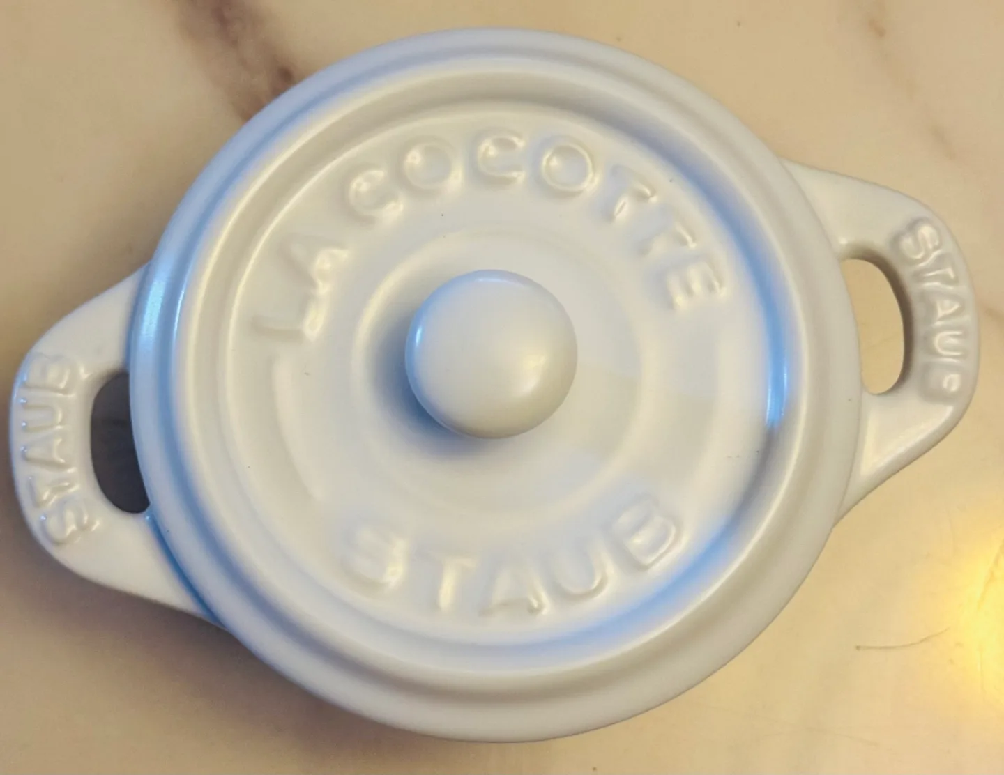 NEW STAUB | CERAMIQUE - Cocotte Ceramic - Ivory-White image indicator(4)