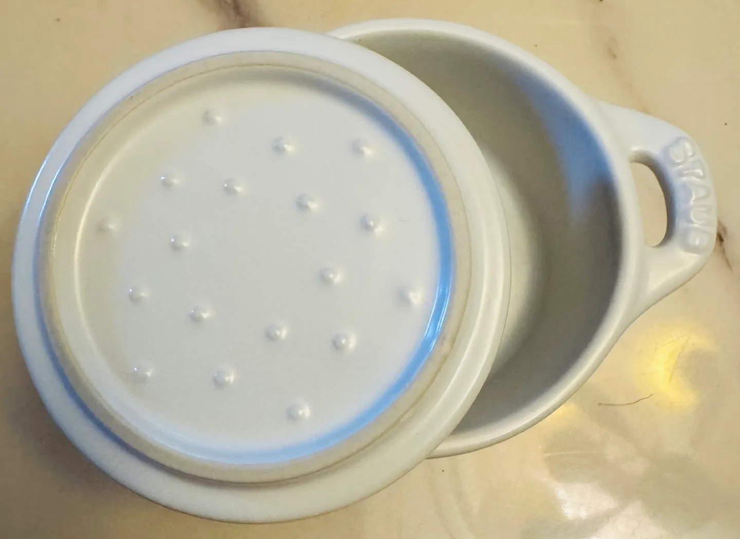 NEW STAUB | CERAMIQUE - Cocotte Ceramic - Ivory-White image indicator(5)