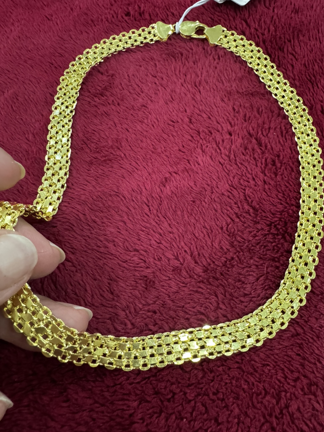 Sterling Silver Multi-Row Necklace - Made in Italy - photo 4