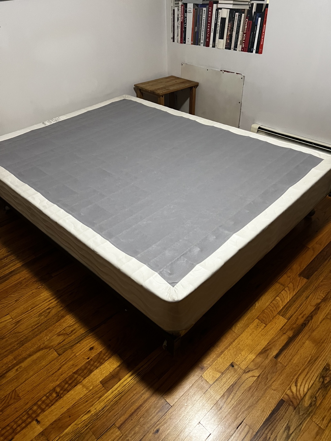 Queen Size Metal Bed Frame with Box Spring - photo 3