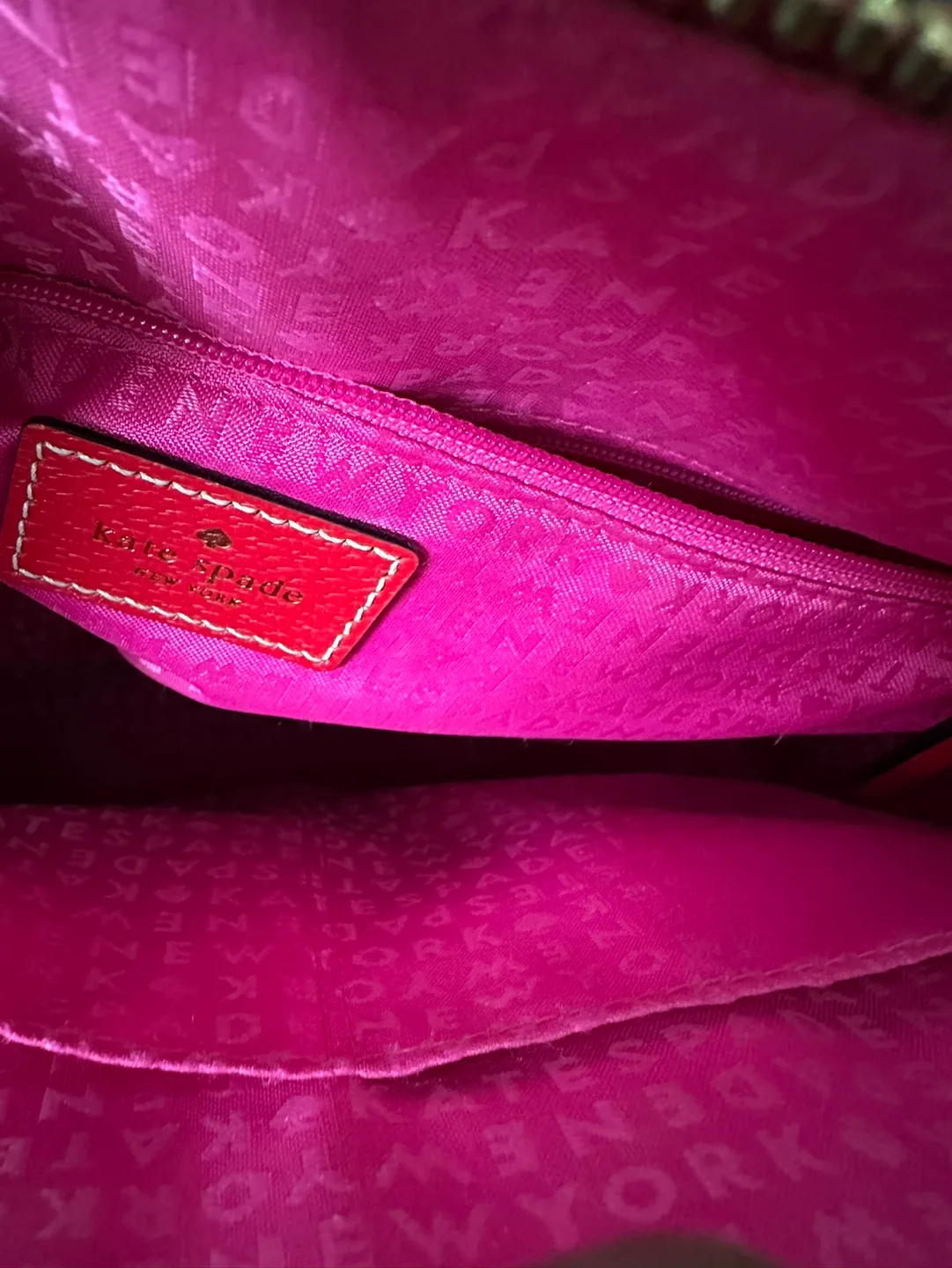 Kate Spade Red Leather Handbag thumbnail