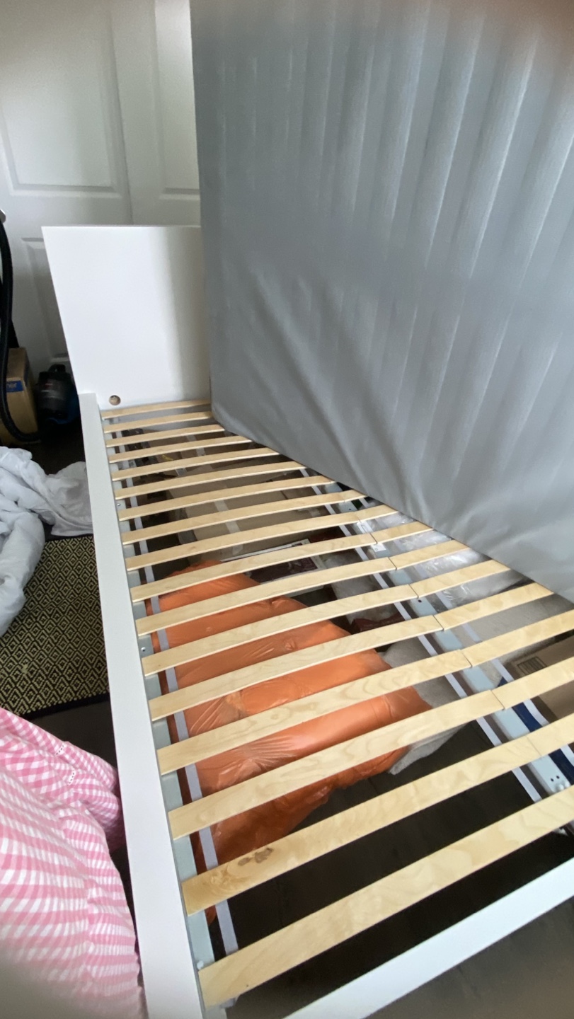 IKEA MALM White Queen Bed Frame with Mattress - photo 5