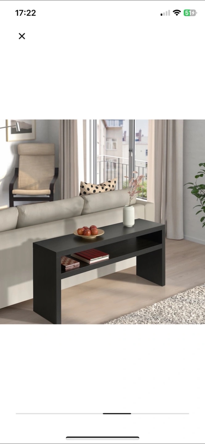 IKEA HEMNES Console Table - Black-Brown - photo 2