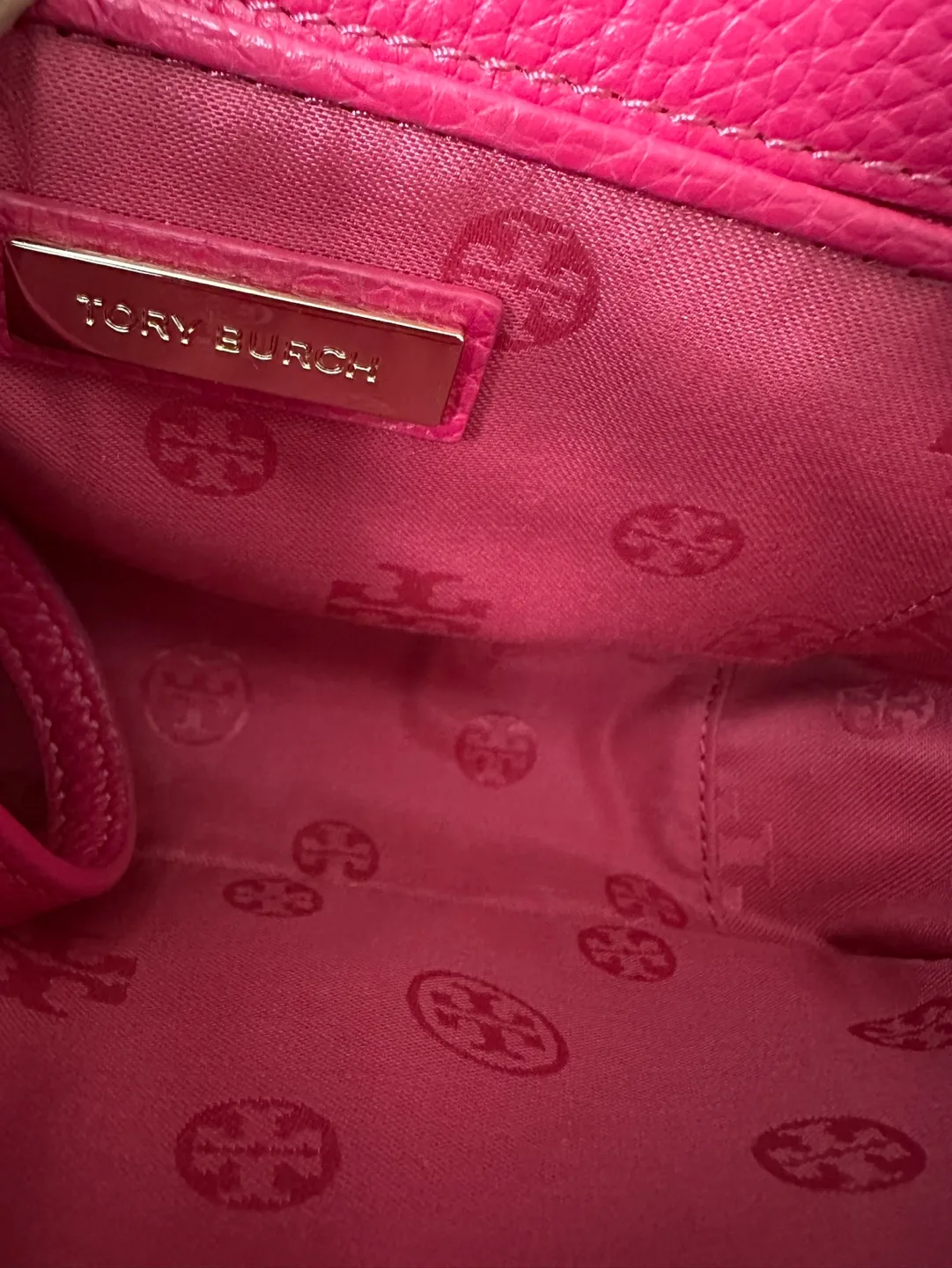 Tory Burch Pink Leather Crossbody Bag thumbnail