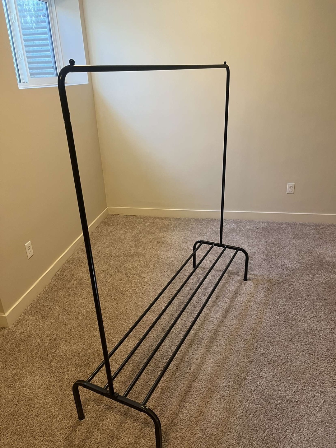 IKEA Black Metal Clothing Rack
