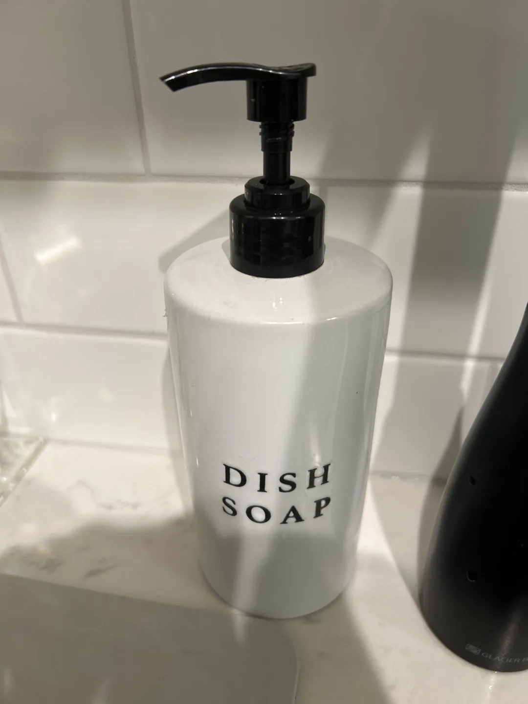 Grey Stone Soap Dispenser Pump Bottle image indicator(2)