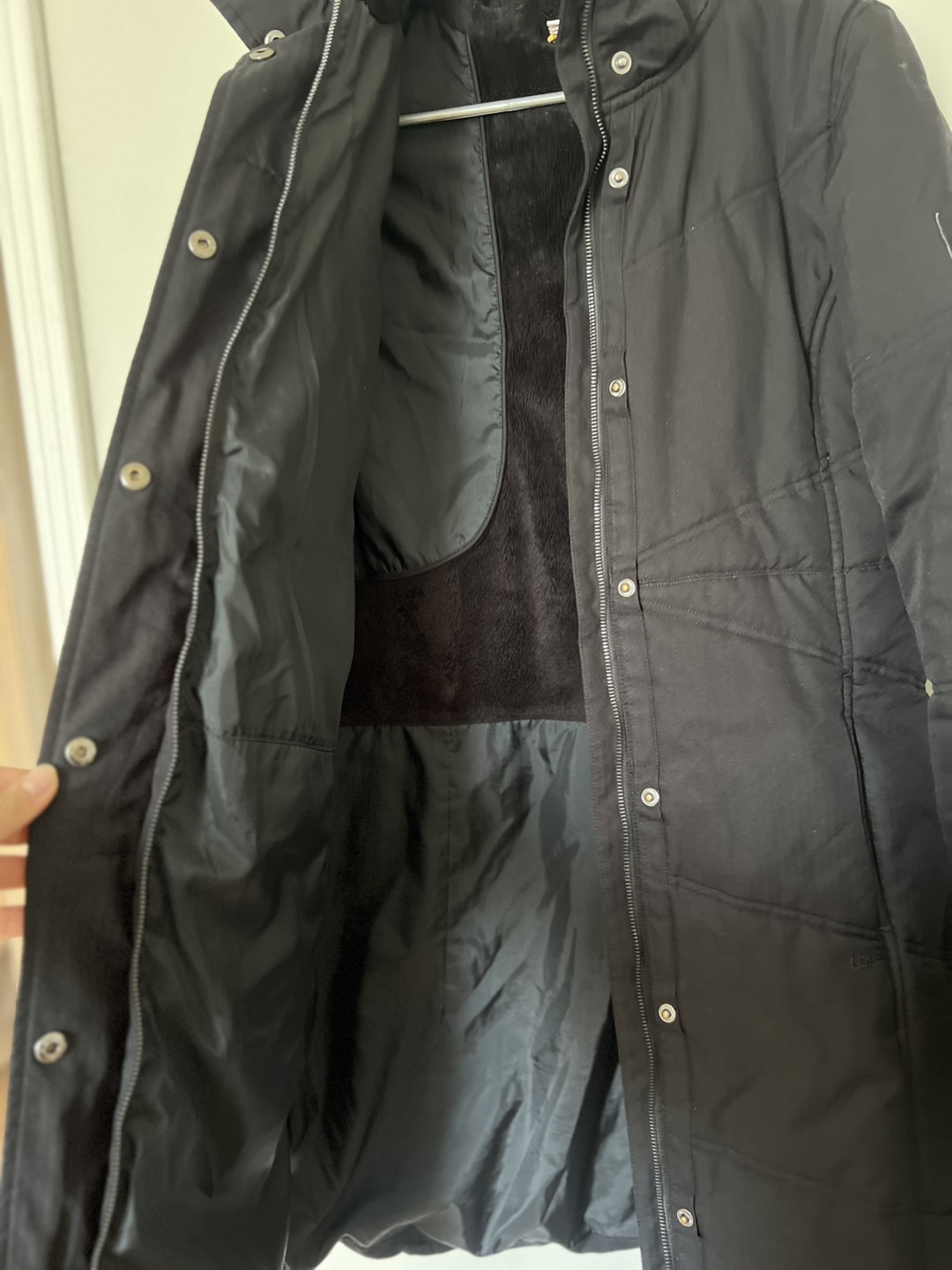 Women's Black Winter Jacket with Hood - photo 2