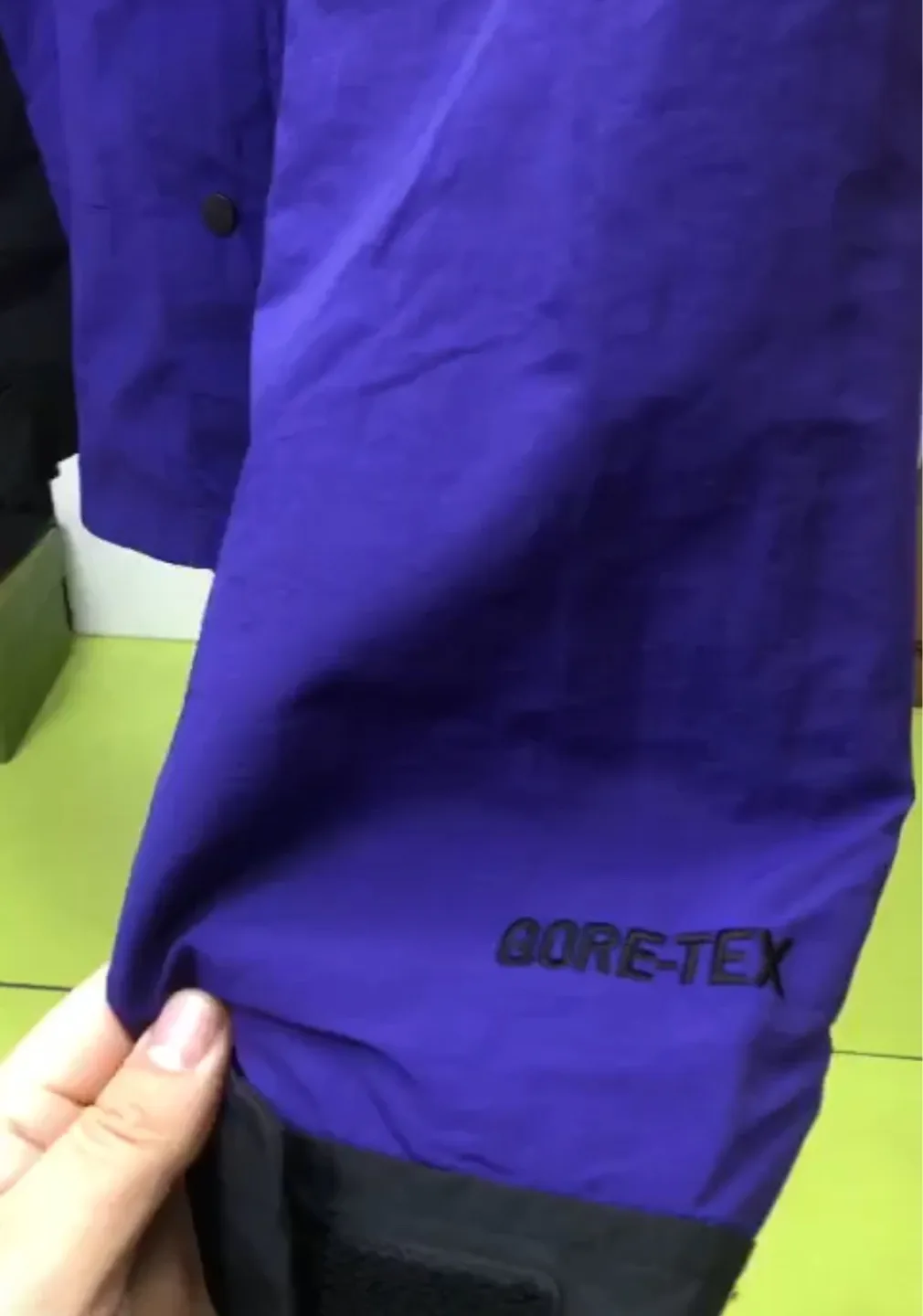 North Face Arc Supreme Denali Purple Black Fleece Jacket Yelllow image indicator(5)