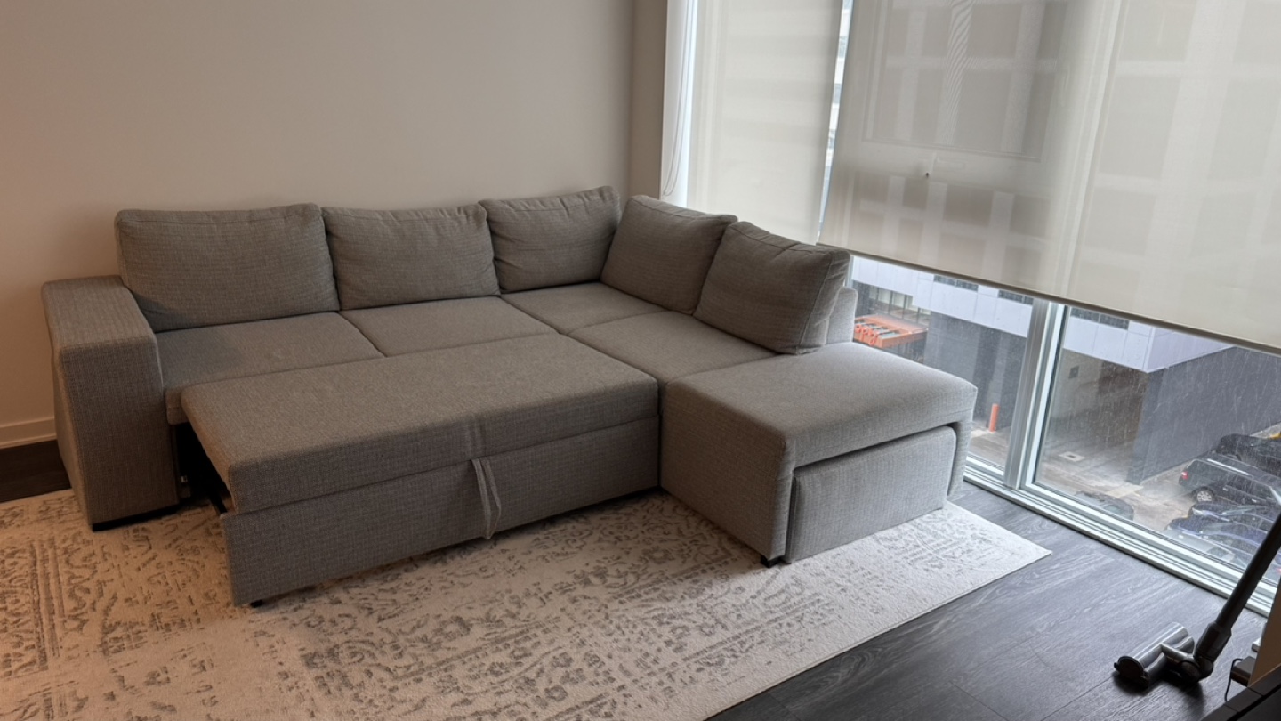 Structube sectional and storage couch - photo 2
