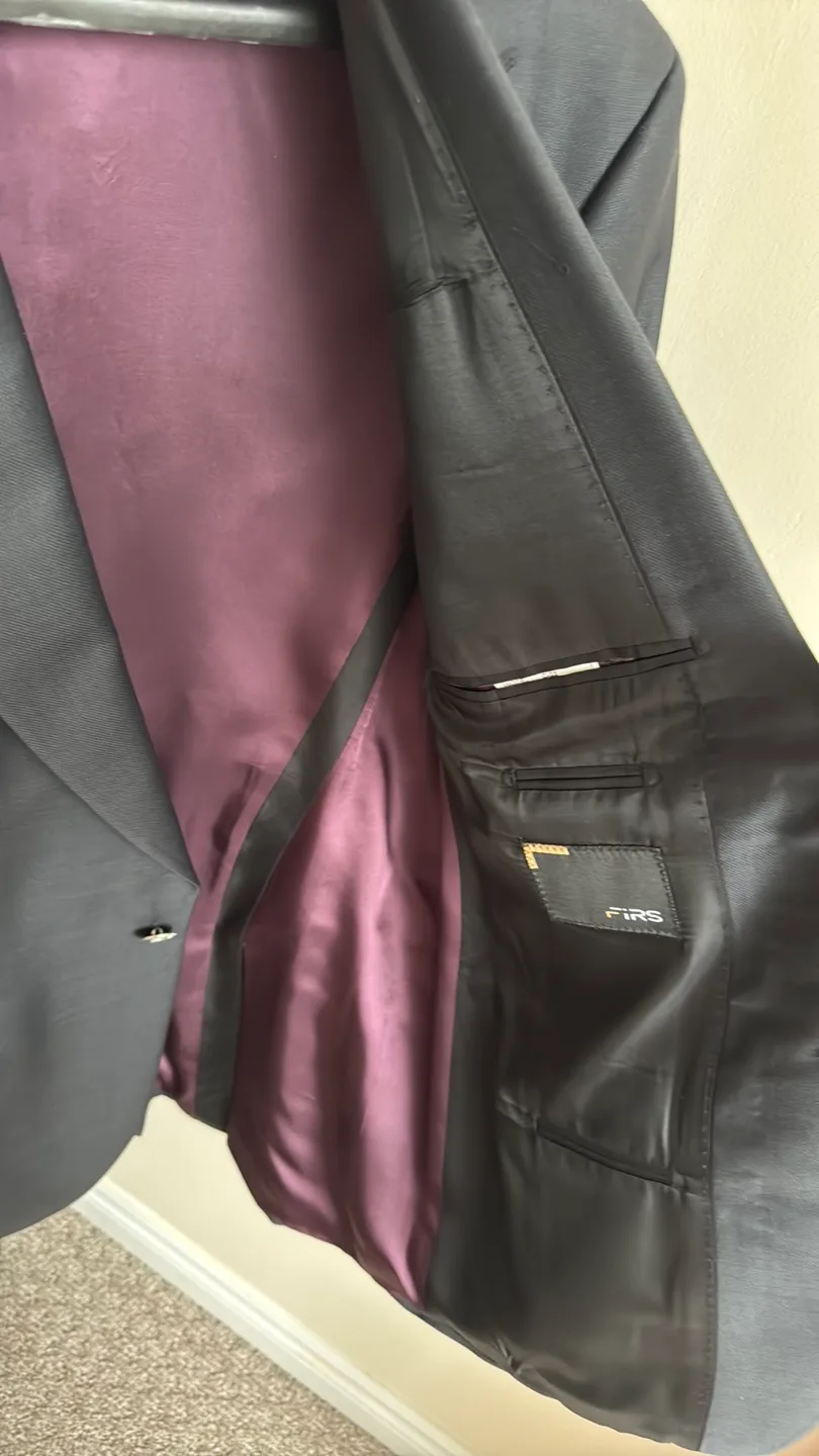 Men's Wool Navy Blazer- Size 54EU/44US image indicator(6)