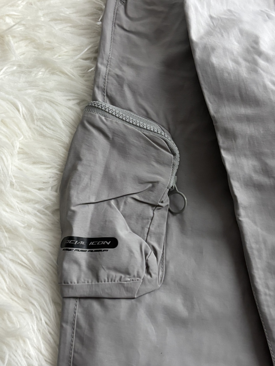 [MUSIUM DIV] Grey Cargo Pant - photo 4