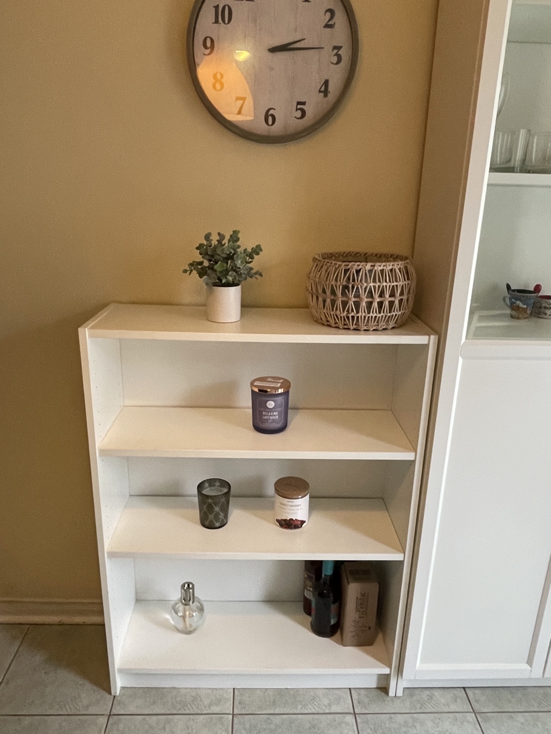 White 3-shelf bookcase - photo 5