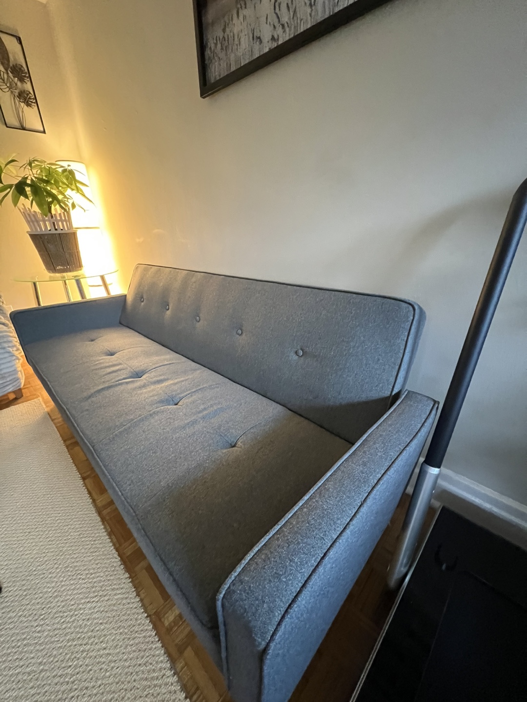 Grey Futon Sofa Bed