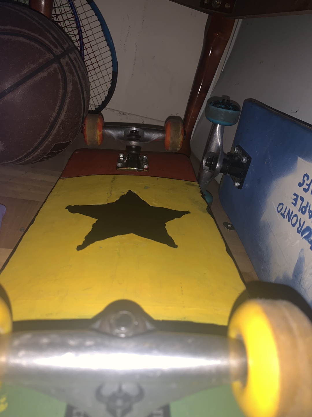 Custom Painted Skateboard Deck - photo 2