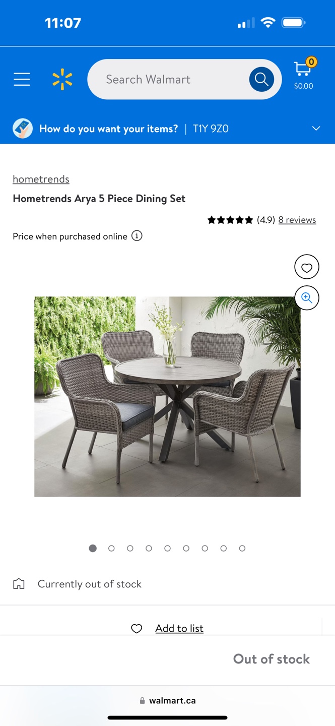 Hometrends Arya 5-Piece Patio Dining Set - photo 3