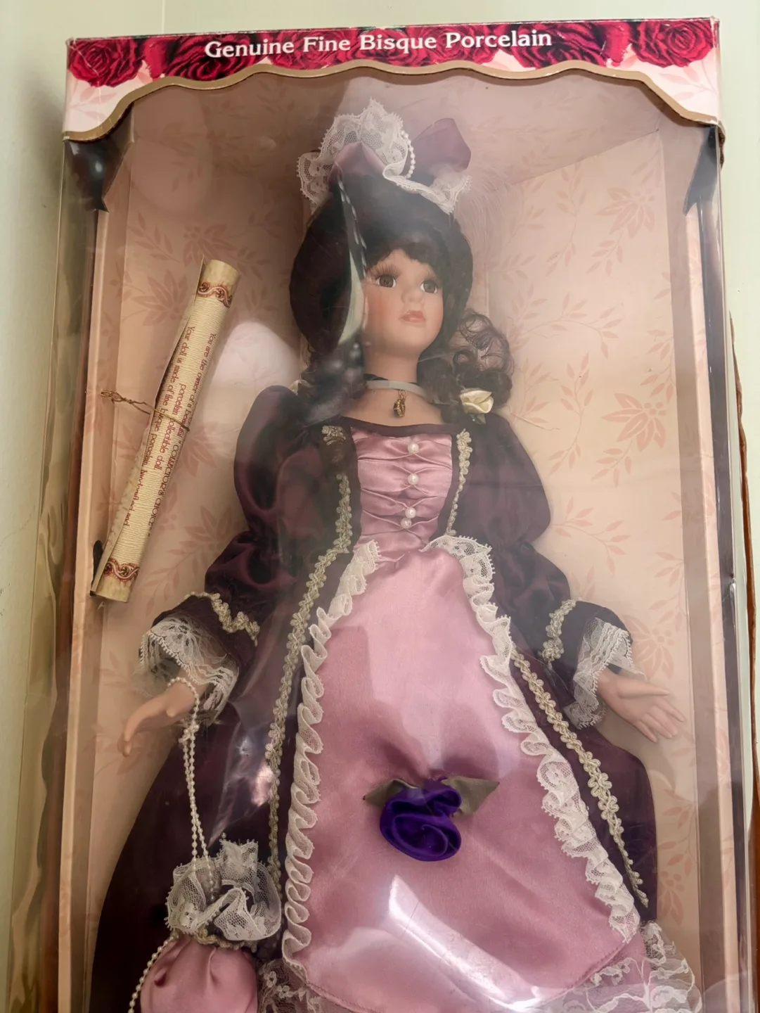 Genuine Fine Bisque Porcelain Doll, Limited edition image indicator(5)