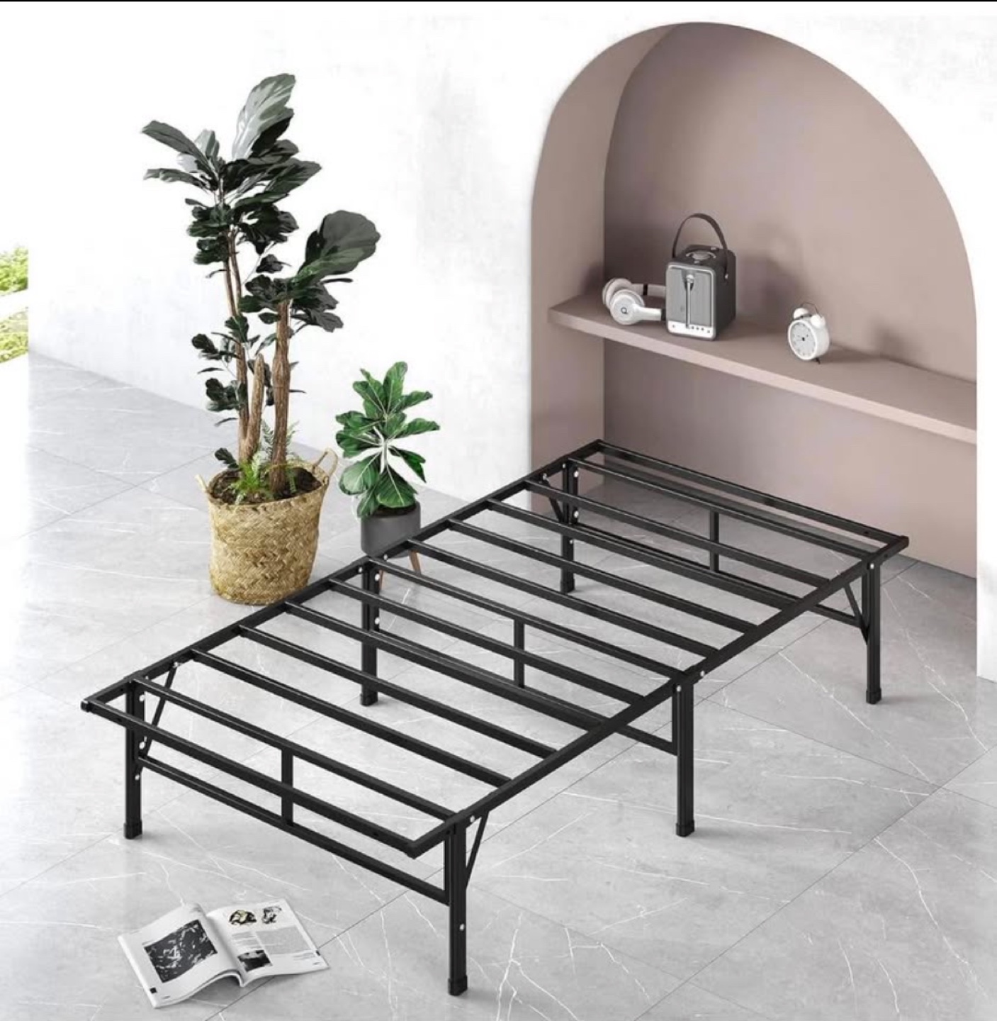 Metal Bed Frame - Twin Size - photo 2