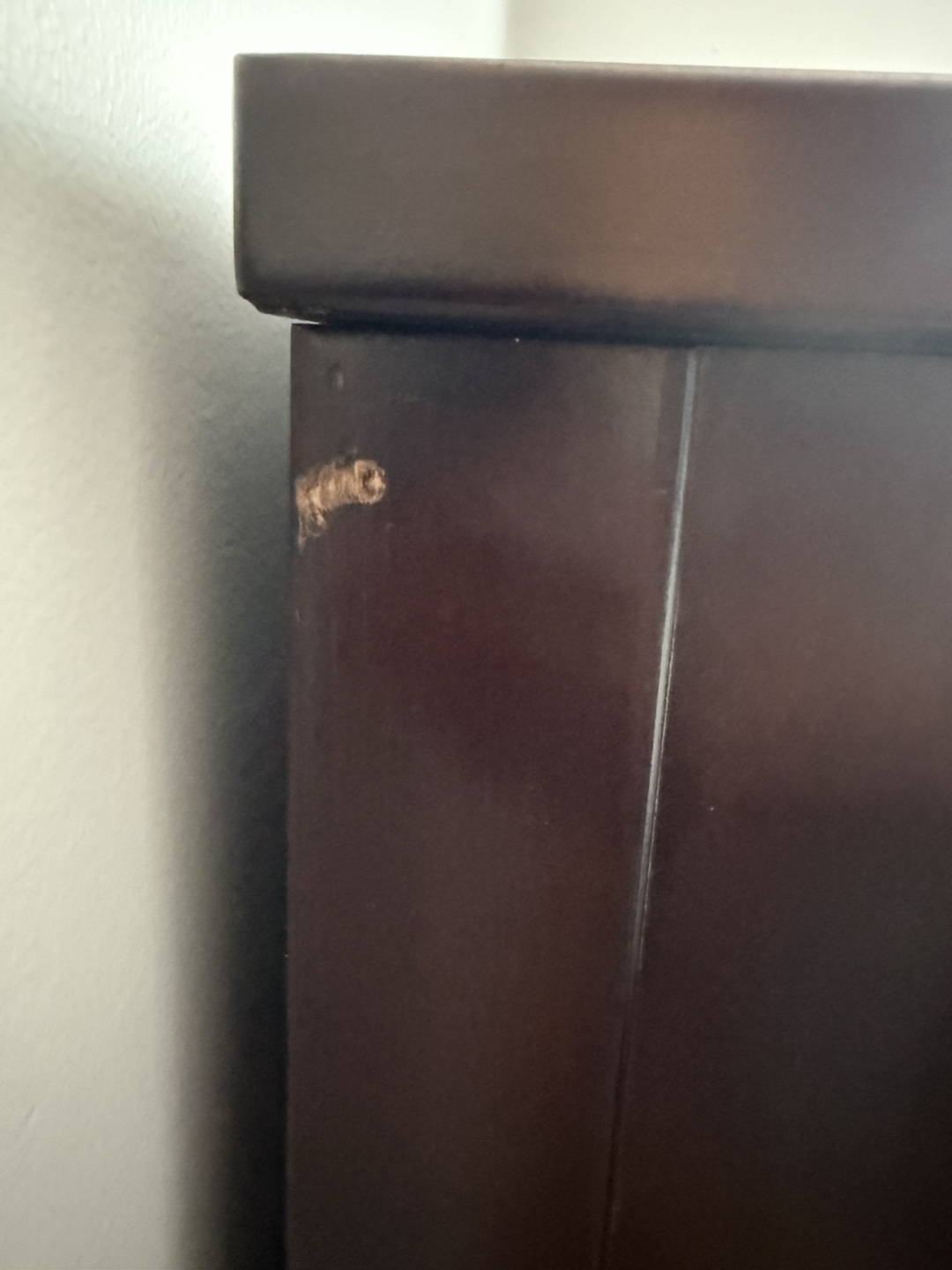Dark Brown Wood Chest of Drawers - photo 3