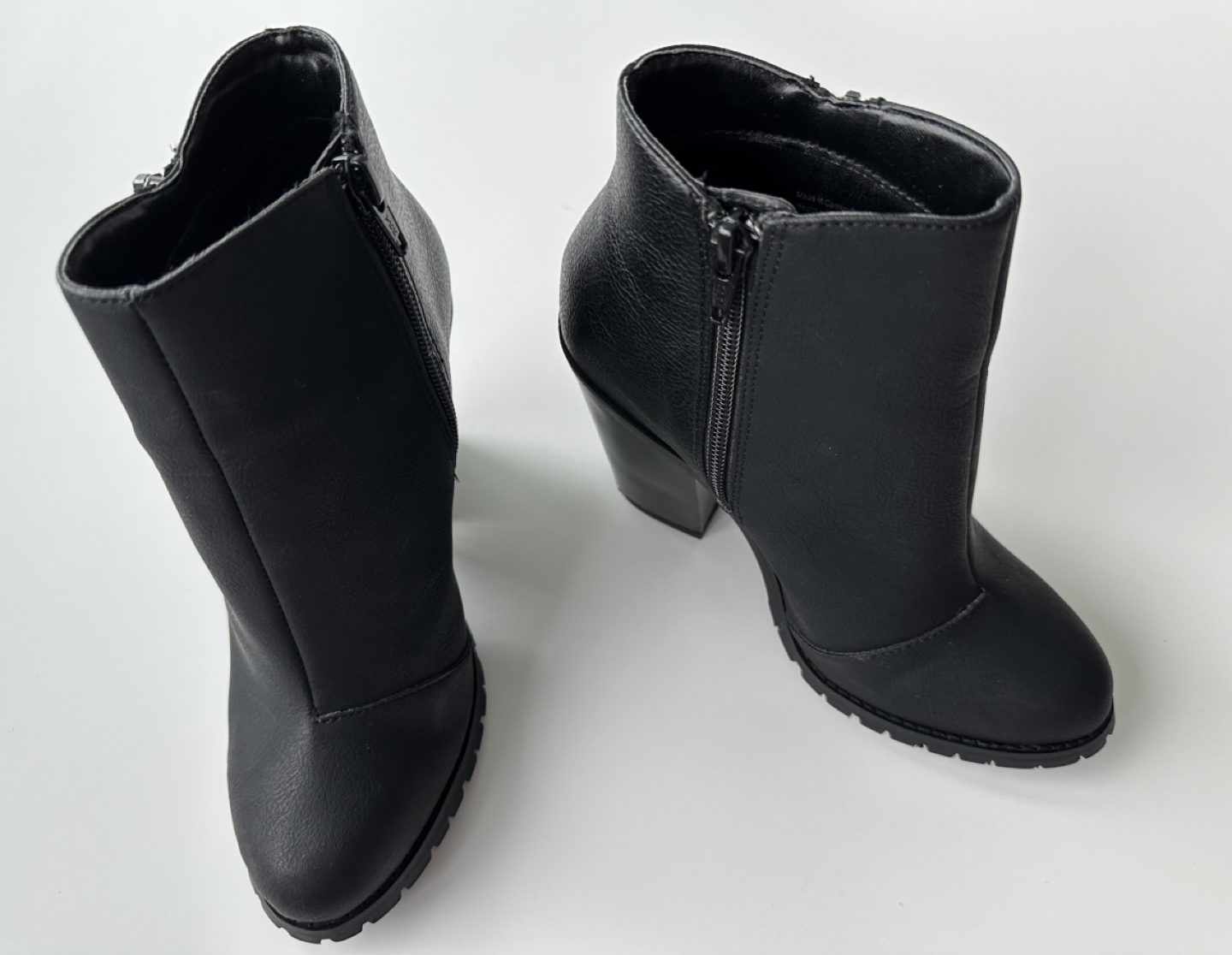 Call It Spring Criviel Black Ankle Boots - Size 5 - photo 2