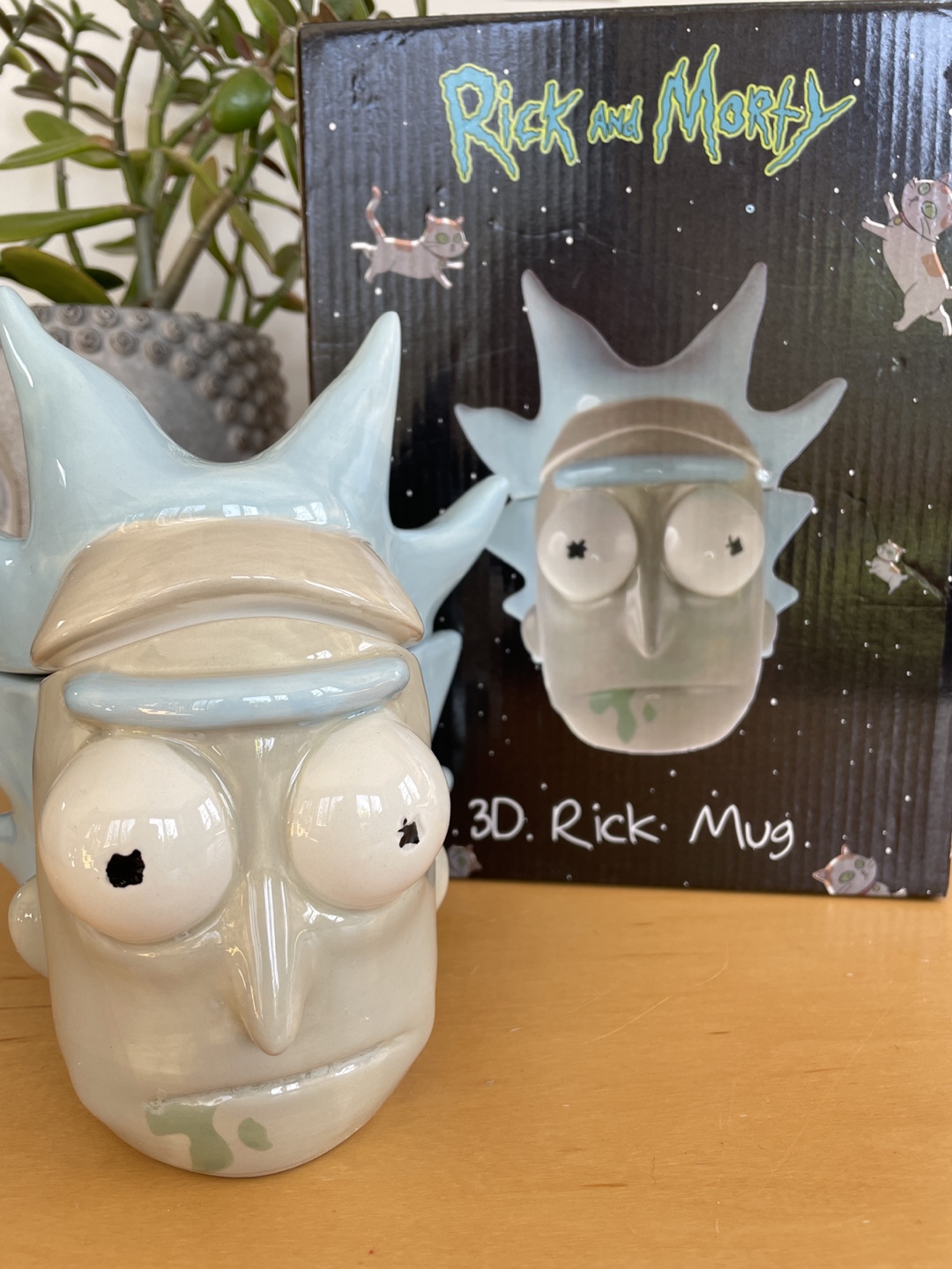 Rick and Morty 3D Rick Mug 💚