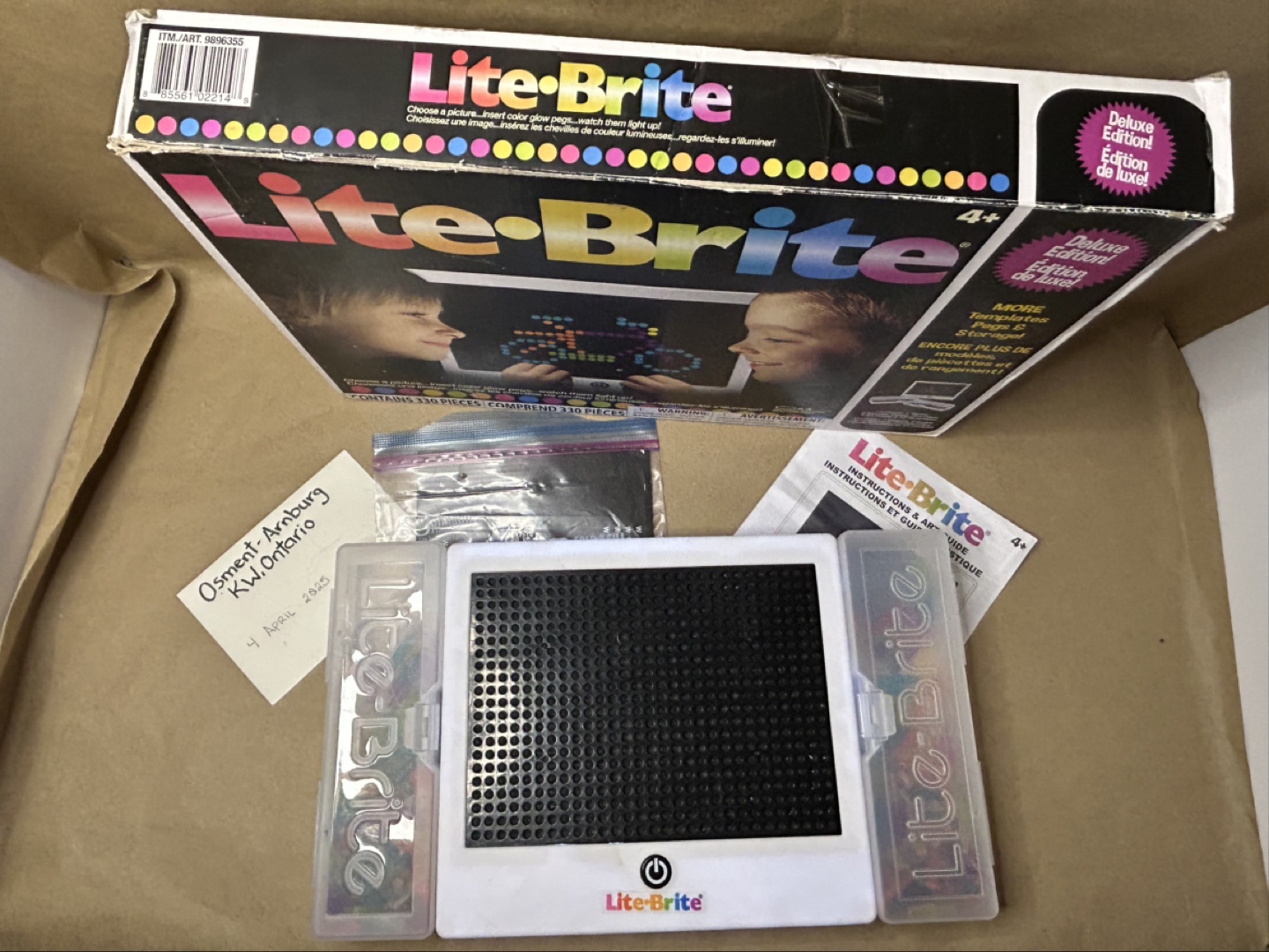 Vintage Lite-Brite Deluxe Edition