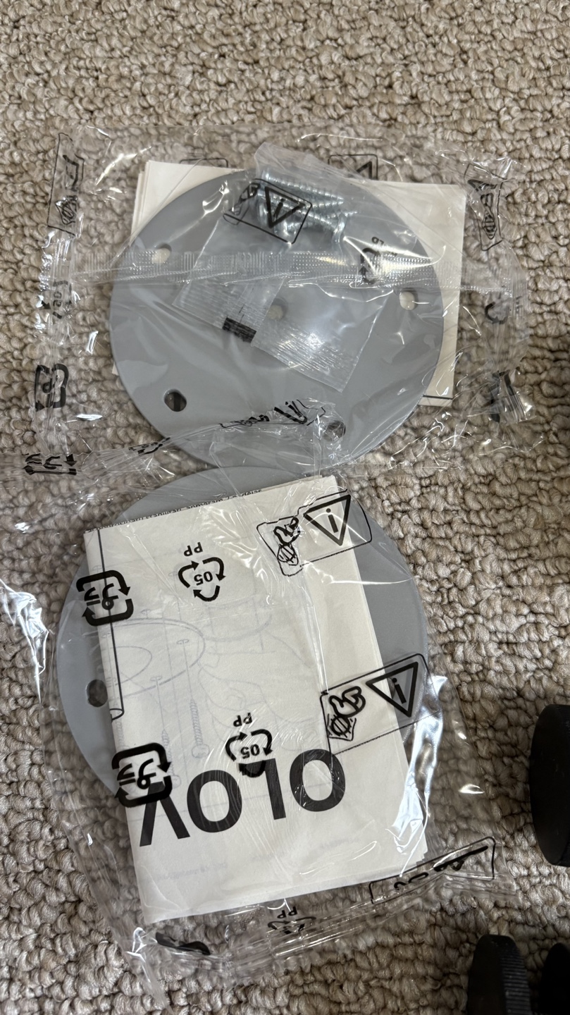 IKEA White Table Legs ADILS with Hardware - photo 4