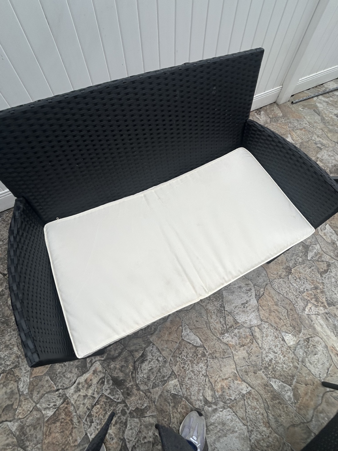 4-Piece Outdoor Patio Set with Cushions and Outdoor umbrella - photo 2