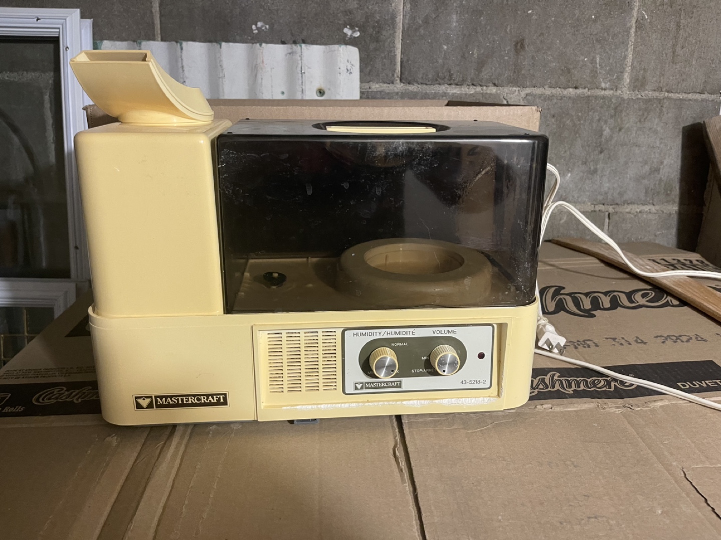 Vintage Mastercraft Humidifier - Model 43-5218-2