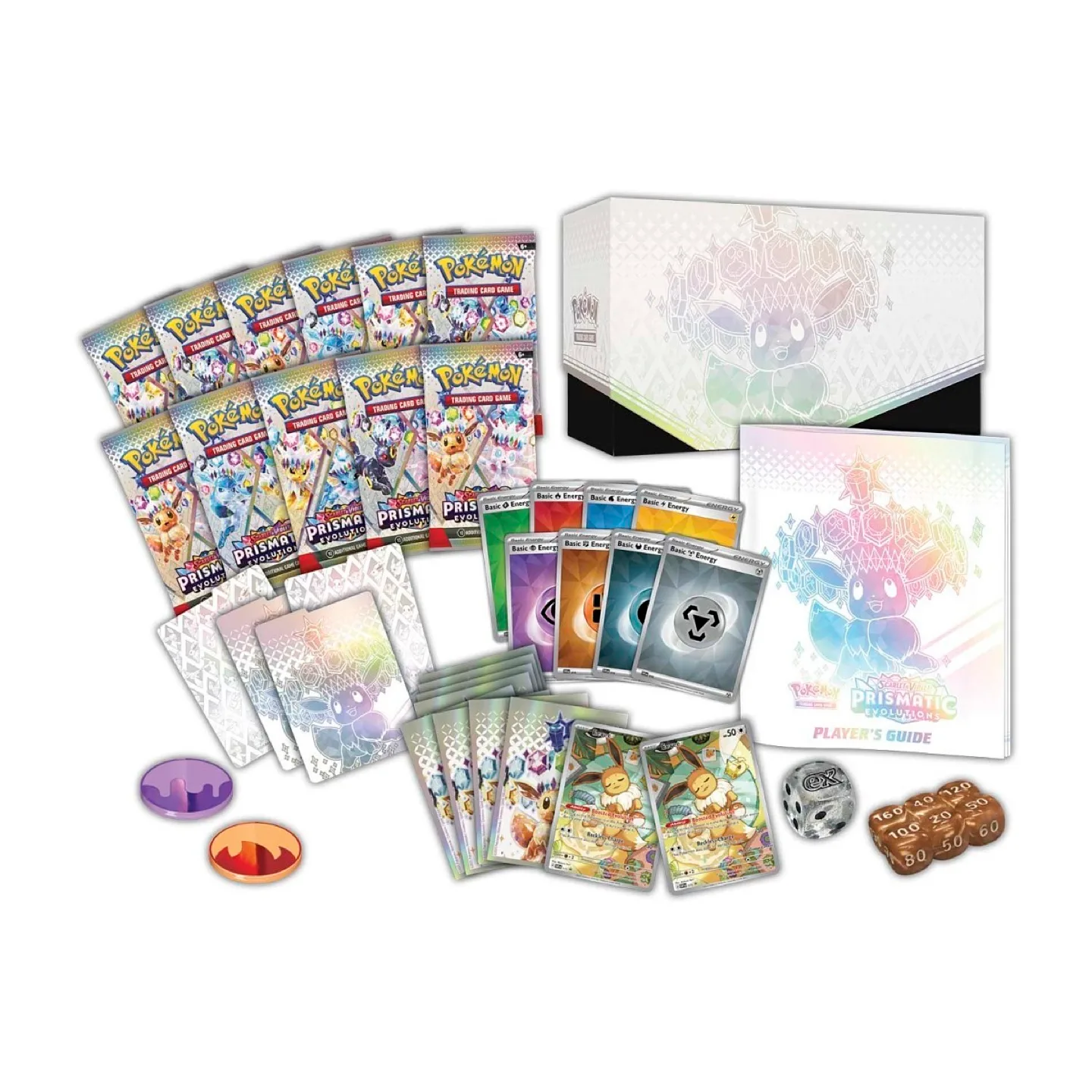 SEALED! Prismatic Evolutions Pokémon Center Elite Trainer Box image indicator(8)