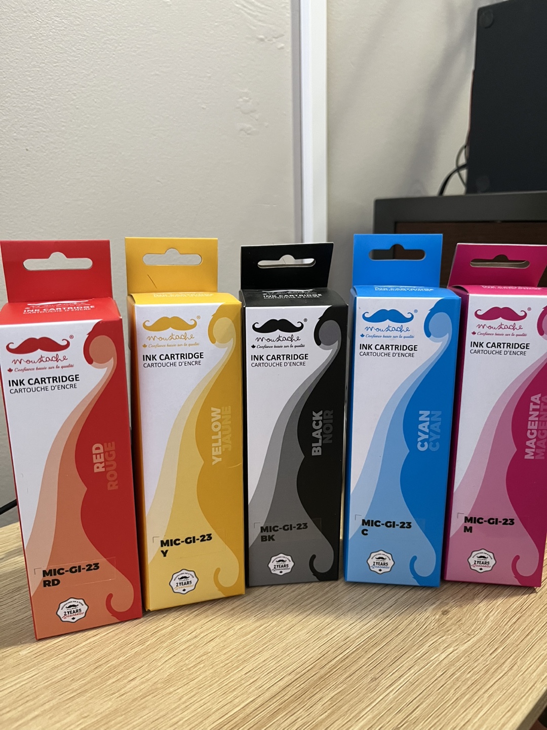 *NEW* Moustache MIC-GI-23 Ink Cartridges for Canon PIXMA G620
