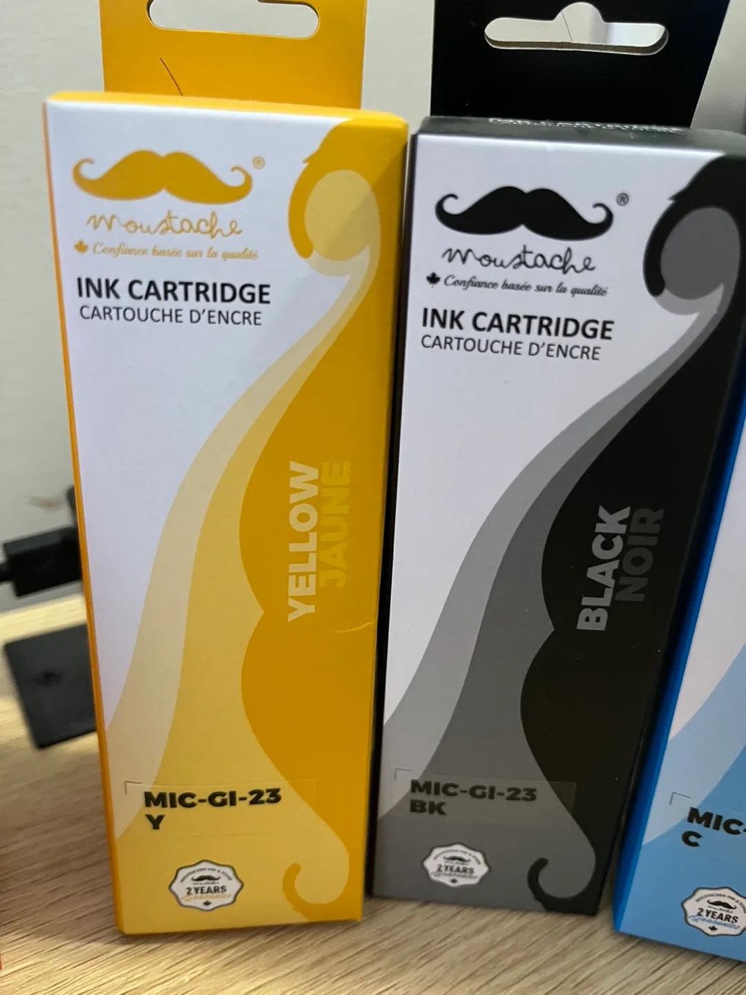 *NEW* Moustache MIC-GI-23 Ink Cartridges for Canon PIXMA G620 image indicator(3)