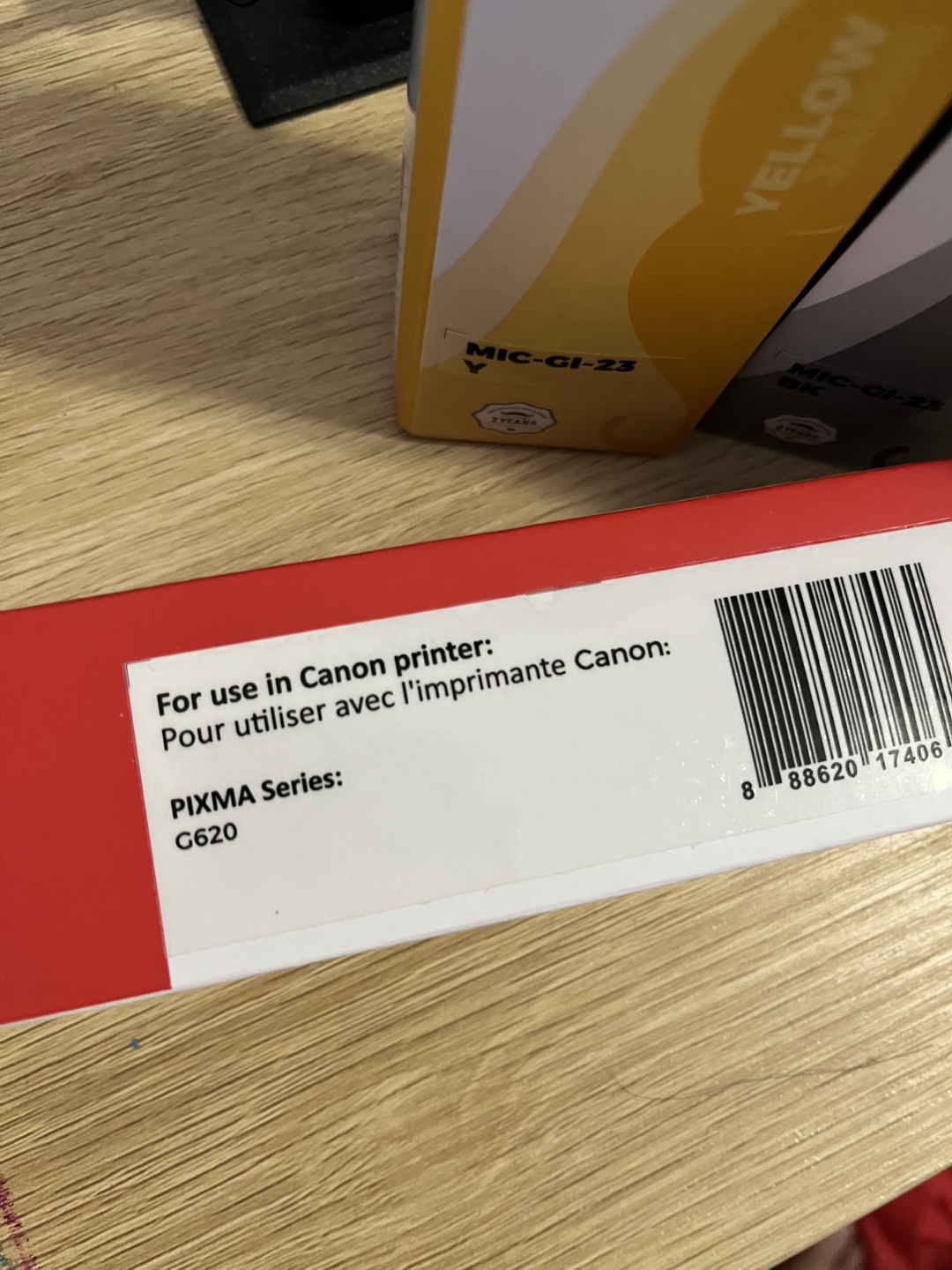 *NEW* Moustache MIC-GI-23 Ink Cartridges for Canon PIXMA G620 - photo 5
