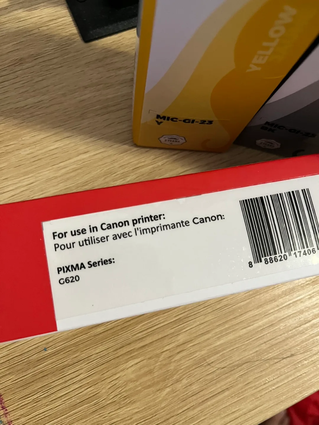 *NEW* Moustache MIC-GI-23 Ink Cartridges for Canon PIXMA G620 image indicator(5)