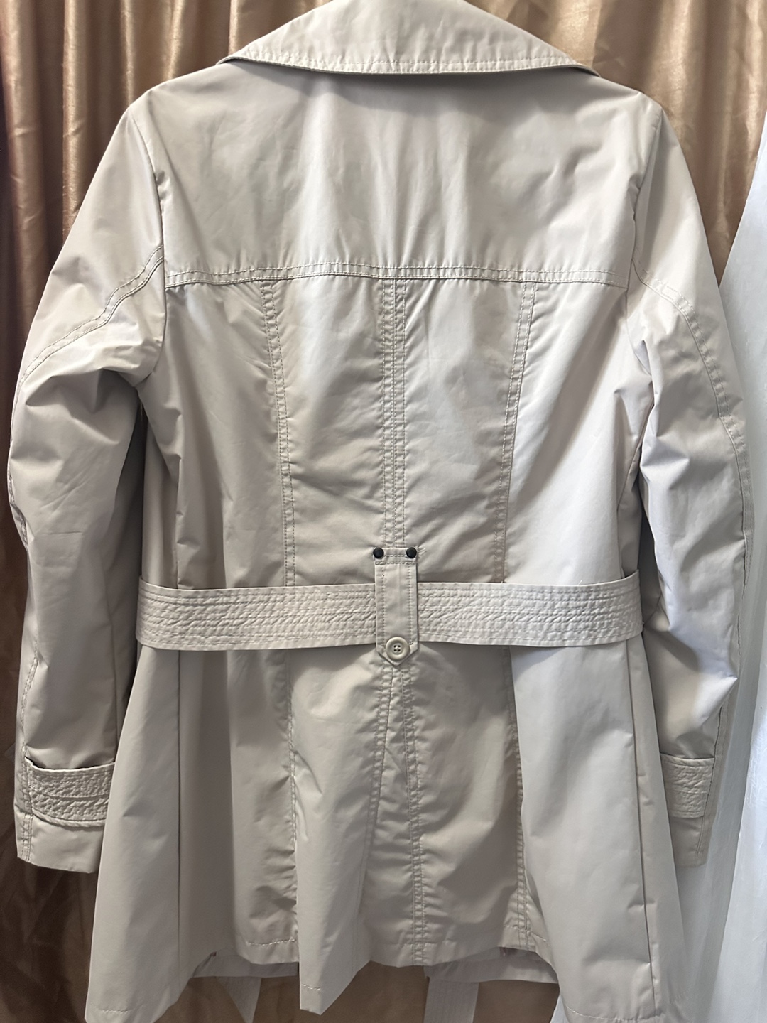 Suzy Shier Beige Trench Coat - Size M/M - photo 3
