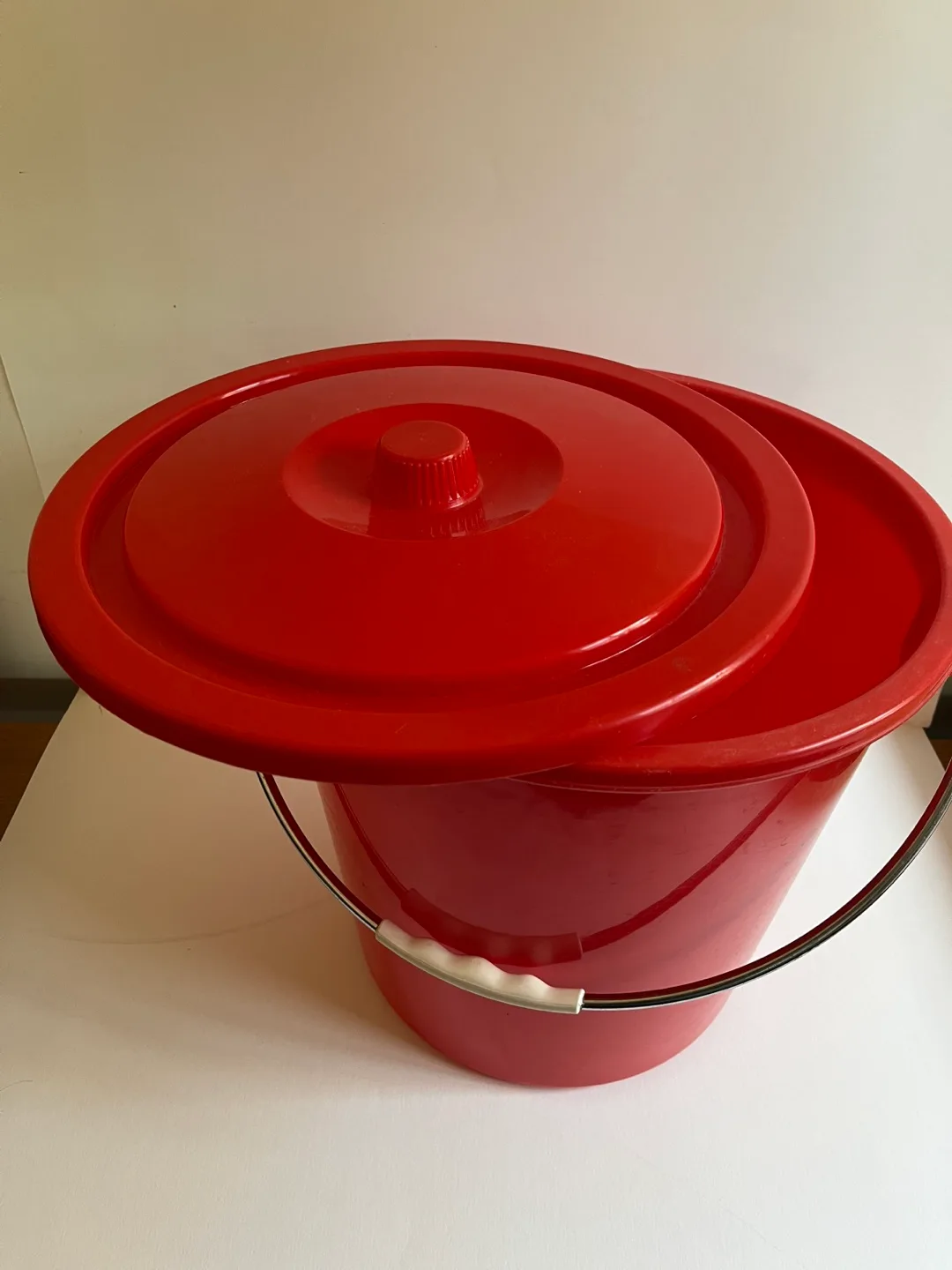 New Plastic Buckets with Lids - Blue and Red image indicator(5)